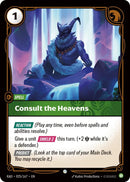 Consult the Heavens (025/166 - Common) [Riftbound TCG: Vendetta]