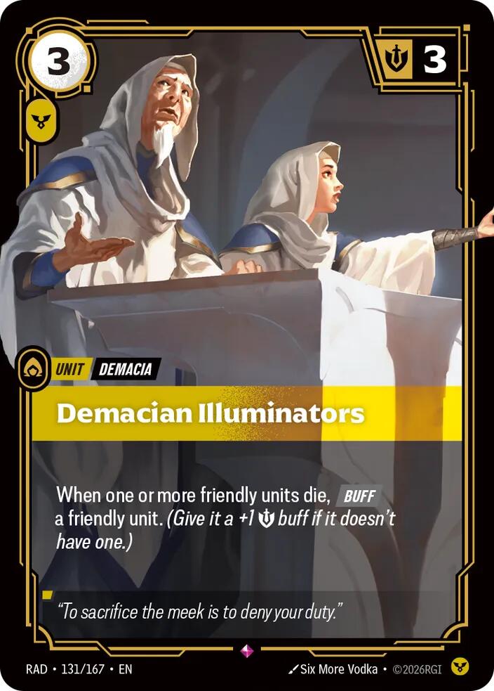 Demacian Illuminators (131/167 - Rare) [Riftbound TCG: Radiance]