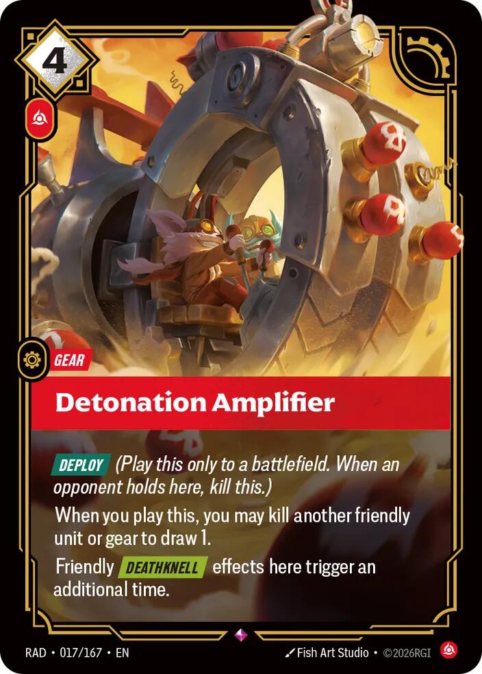 Detonation Amplifier (017/167 - Rare) [Riftbound TCG: Radiance]