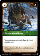 Entrenched Boar (026/166 - Common) [Riftbound TCG: Vendetta]