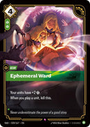 Ephemeral Ward (039/167 - Rare) [Riftbound TCG: Radiance]