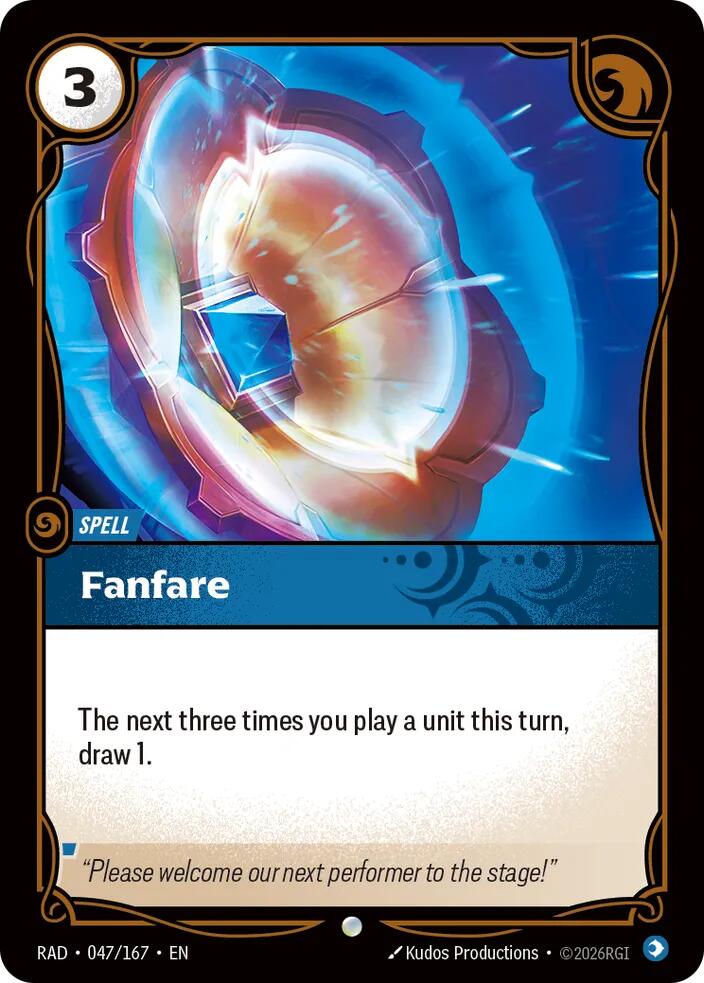 Fanfare (047/166 - Common) [Riftbound TCG: Vendetta]