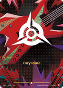 Fury Rune (R01a - Alternate) [Riftbound TCG: Radiance]