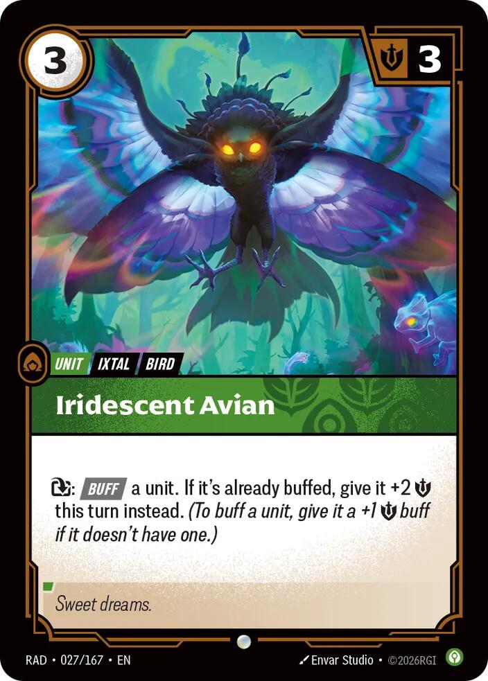 Iridescent Avian (027/166 - Common) [Riftbound TCG: Vendetta]