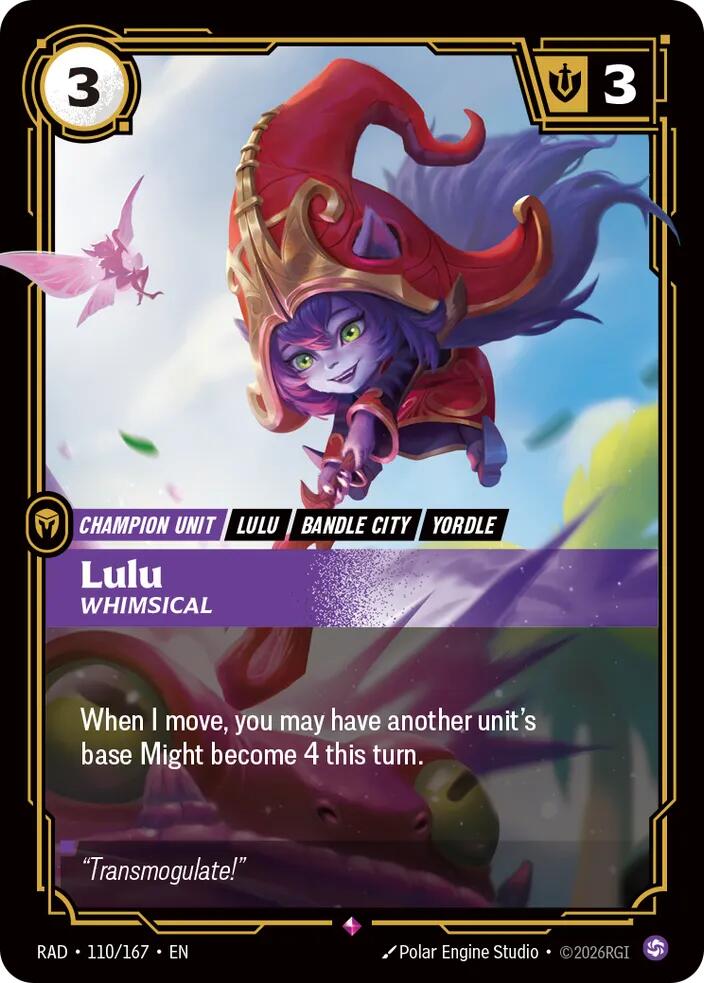 Lulu - Whimsical (110/167 - Rare) [Riftbound TCG: Radiance]