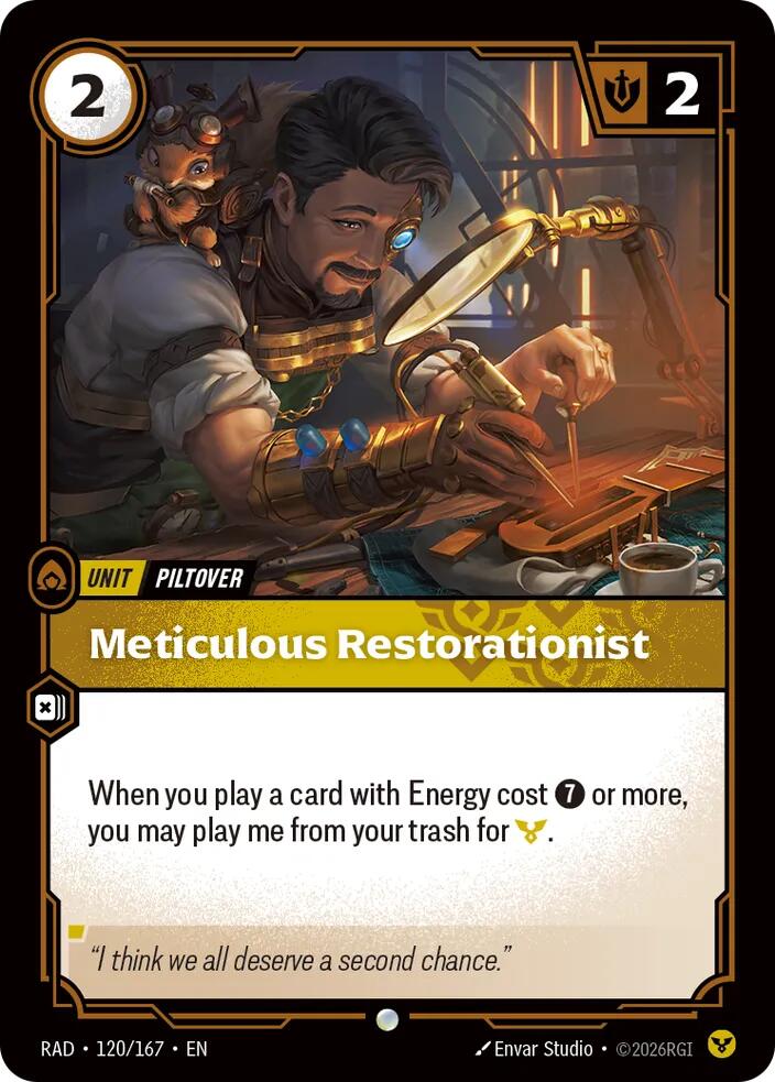 Meticulous Restorationist (120/166 - Common) [Riftbound TCG: Vendetta]