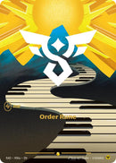 Order Rune (R06a - Alternate) [Riftbound TCG: Radiance]