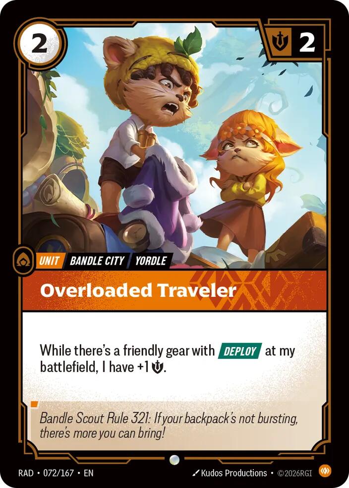 Overloaded Traveler (072/166 - Common) [Riftbound TCG: Vendetta]
