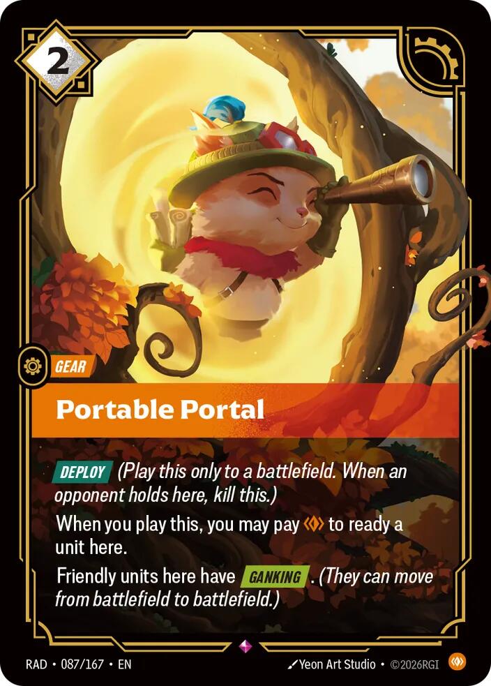 Portable Portal (087/167 - Rare) [Riftbound TCG: Radiance]