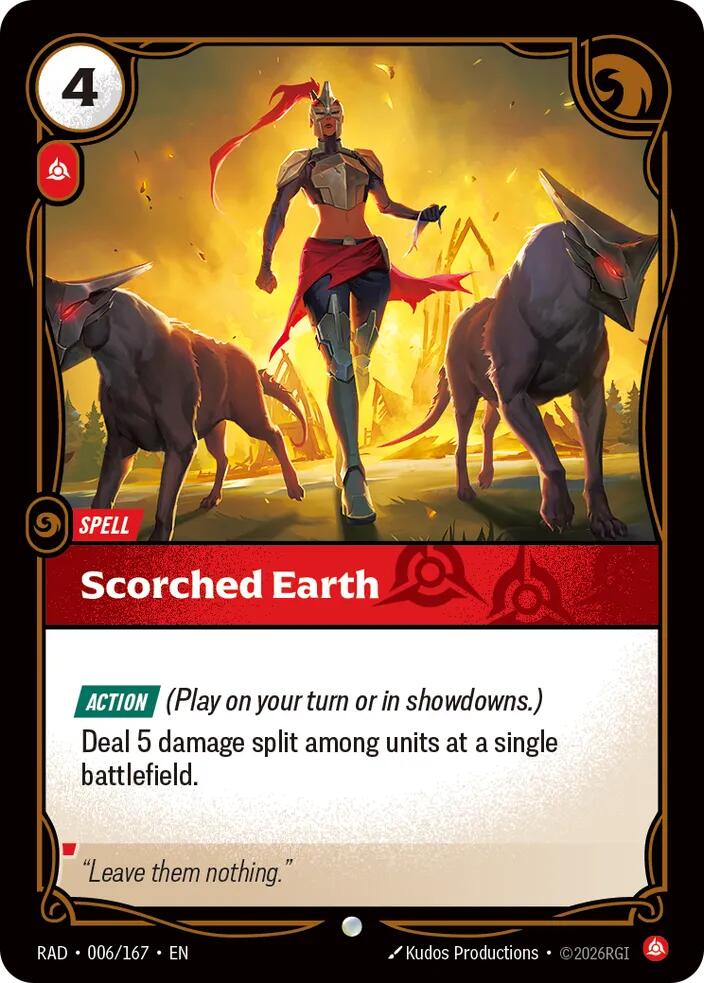Scorched Earth (006/166 - Common) [Riftbound TCG: Vendetta]