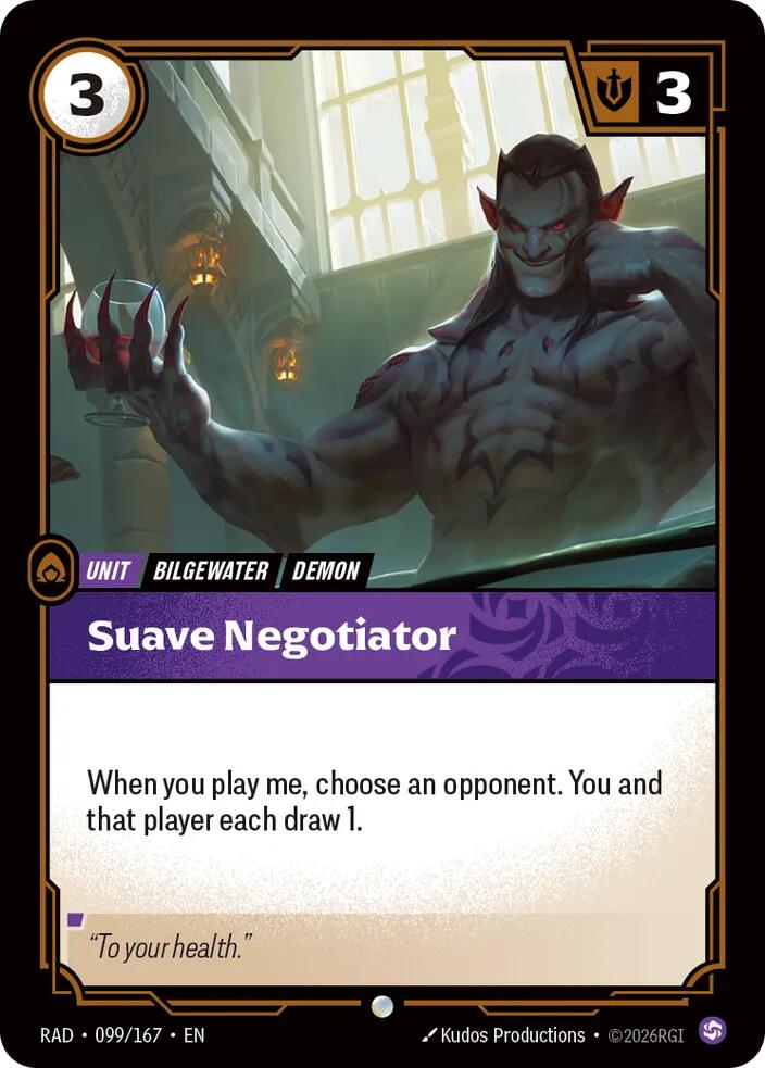 Suave Negotiator (099/166 - Common) [Riftbound TCG: Vendetta]