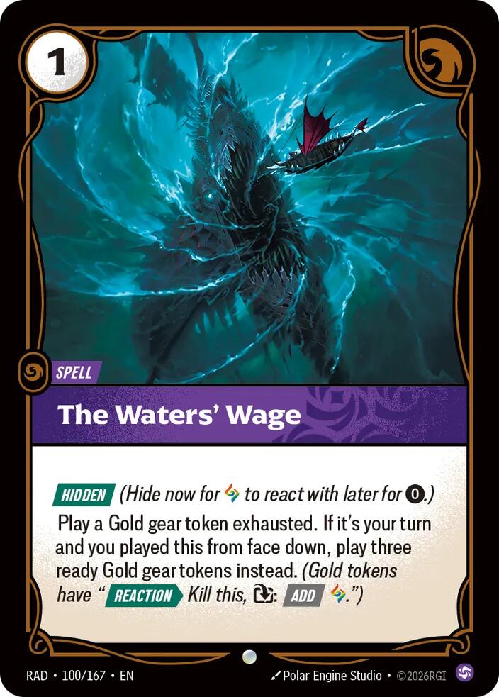 The Waters' Wage (100/166 - Common) [Riftbound TCG: Vendetta]