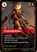 Firebrand Raider (019/167 - Rare) [Riftbound TCG: Radiance]