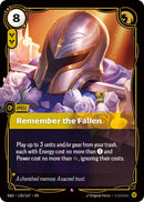 Remember the Fallen (135/167 - Rare) [Riftbound TCG: Radiance]