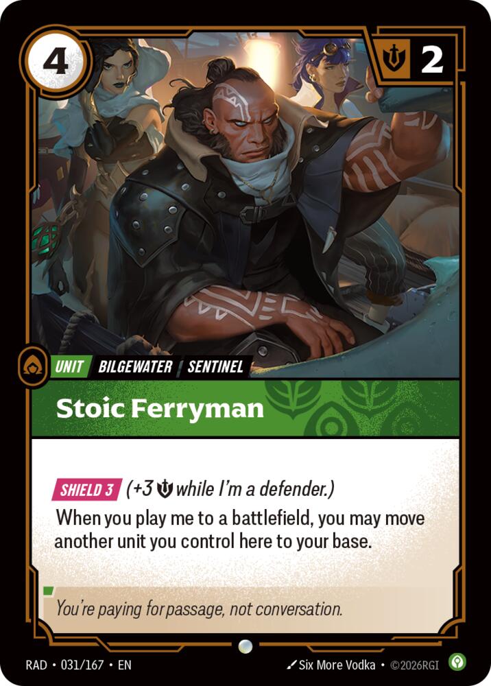 Stoic Ferryman (031/166 - Common) [Riftbound TCG: Vendetta]