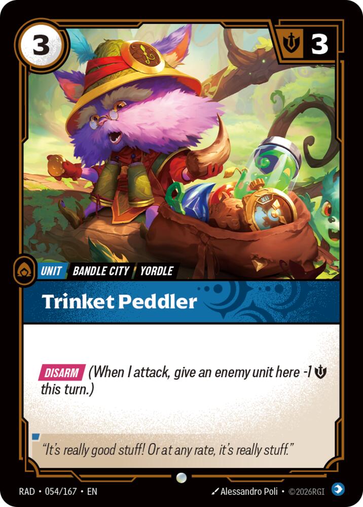 Trinket Peddler (054/166 - Common) [Riftbound TCG: Vendetta]
