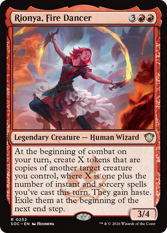 Rionya, Fire Dancer [Secrets of Strixhaven Commander]