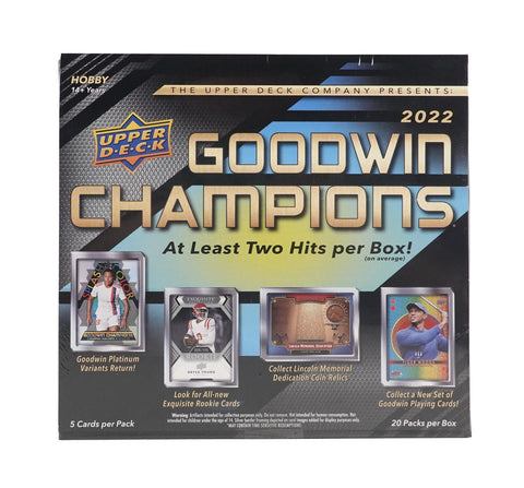 2022 UD Box Goodwin Champions Hobby Box