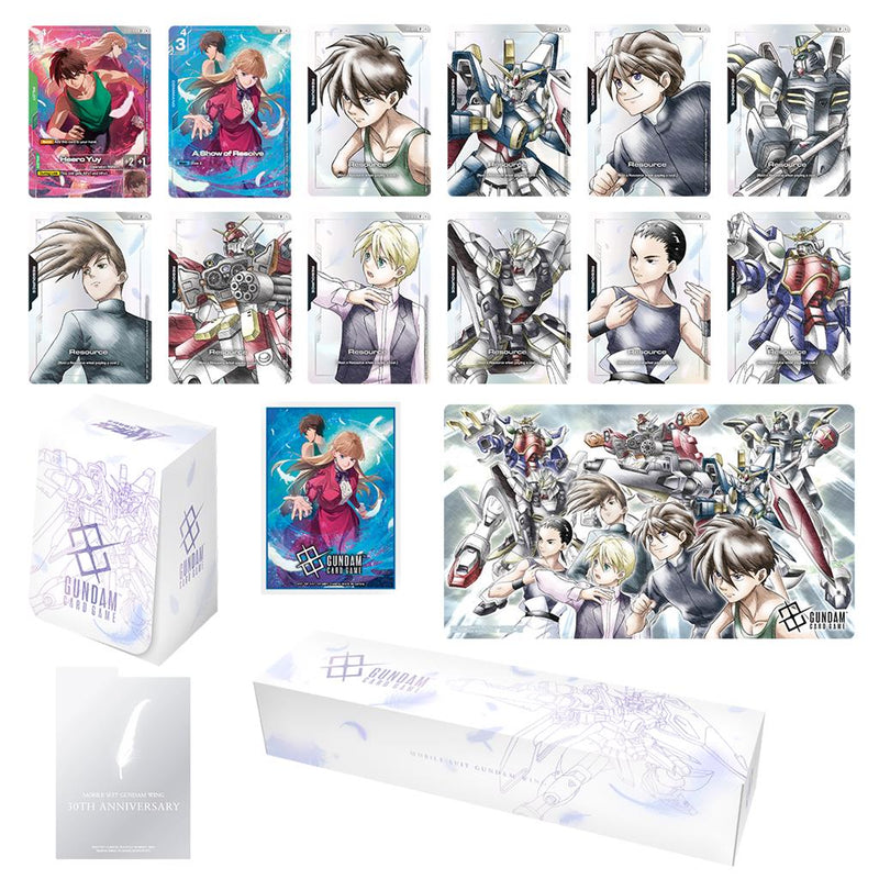 [PB01] Gundam Card Game Premium Accessory Kit - Mobile Suit Gundam Wing