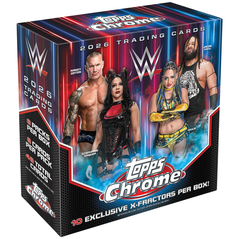 2026 Topps Chrome WWE Mega Box