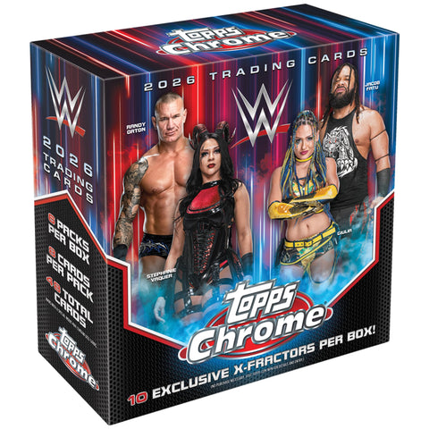 2026 Topps Chrome WWE Mega Box