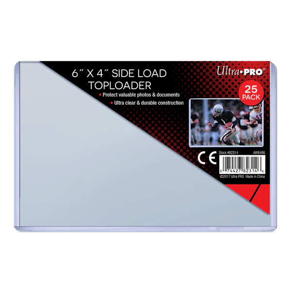 Ultra Pro - 6" X 4" Side Load Toploader (25ct)