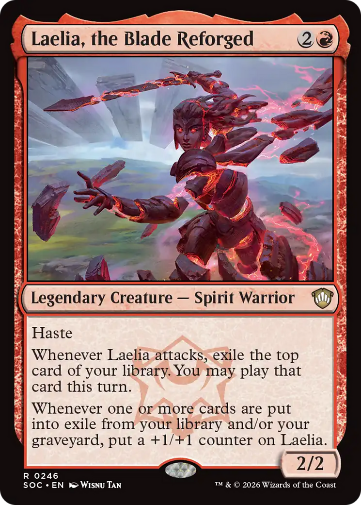Laelia, the Blade Reforged [Secrets of Strixhaven Commander]