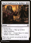 You're Confronted by Robbers [The List]