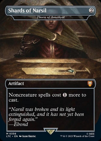 Thorn of Amethyst - Shards of Narsil (Borderless) [The Lord of the Rings: Tales of Middle-Earth Commander]