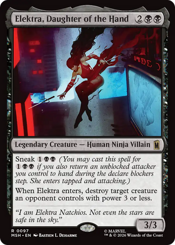 Elektra, Daughter of the Hand [Marvel Super Heroes]
