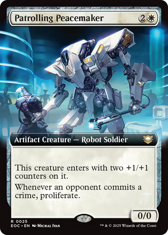 Patrolling Peacemaker (Extended Art) [Edge of Eternities Commander]