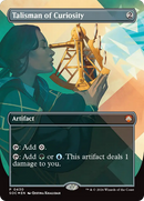 Talisman of Curiosity (Borderless) [Secrets of Strixhaven Commander]