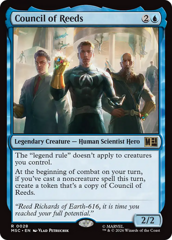 Council of Reeds (Surge Foil) [Marvel Super Heroes Commander]