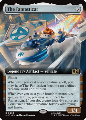 The Fantasticar (Extended Art) [Marvel Super Heroes Commander]