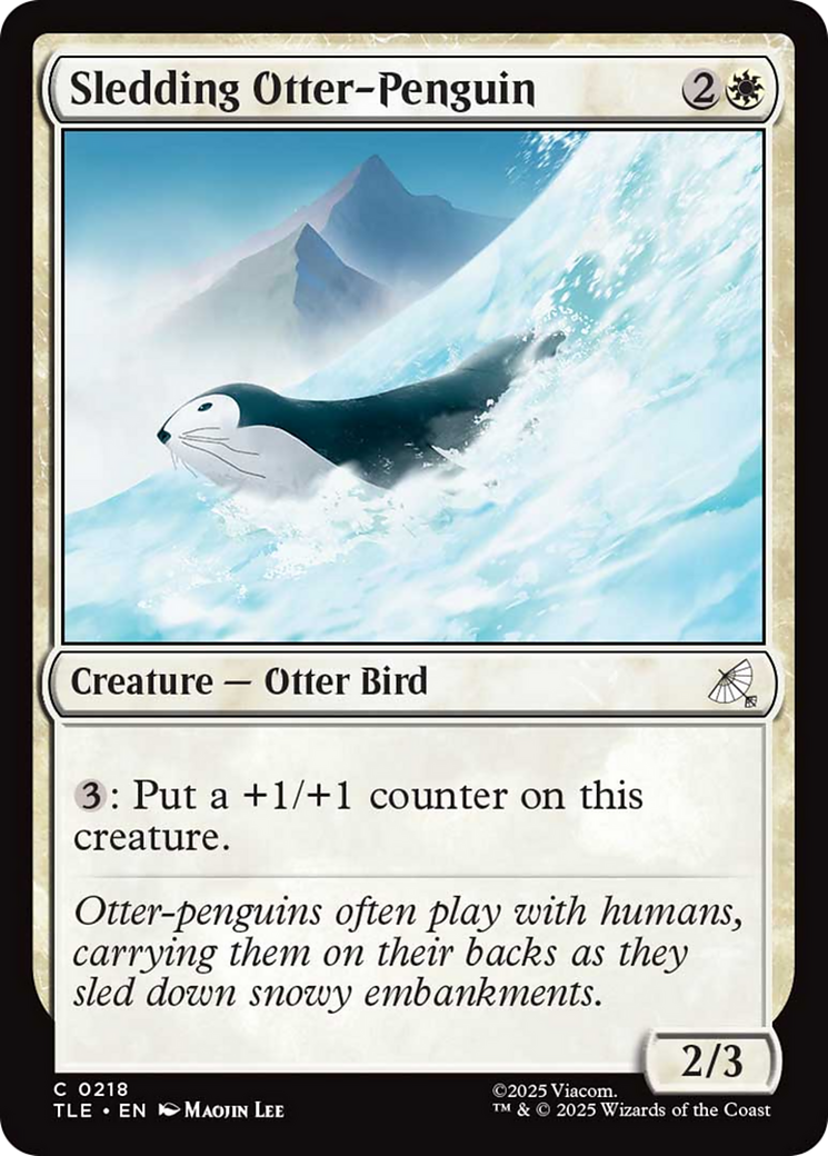 Sledding Otter-Penguin [Avatar: The Last Airbender: Eternal-Legal]