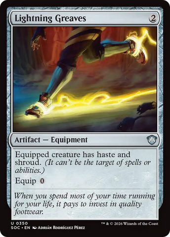 Lightning Greaves [Secrets of Strixhaven Commander]