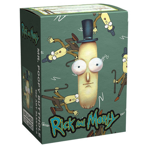 Dragon Shield Sleeves - 100 Brushed Art Sleeves - Mr. Poopy Butthole