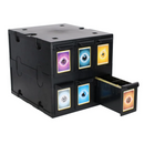 BCW 6 Drawer Trading Card Storage Catalog - Black
