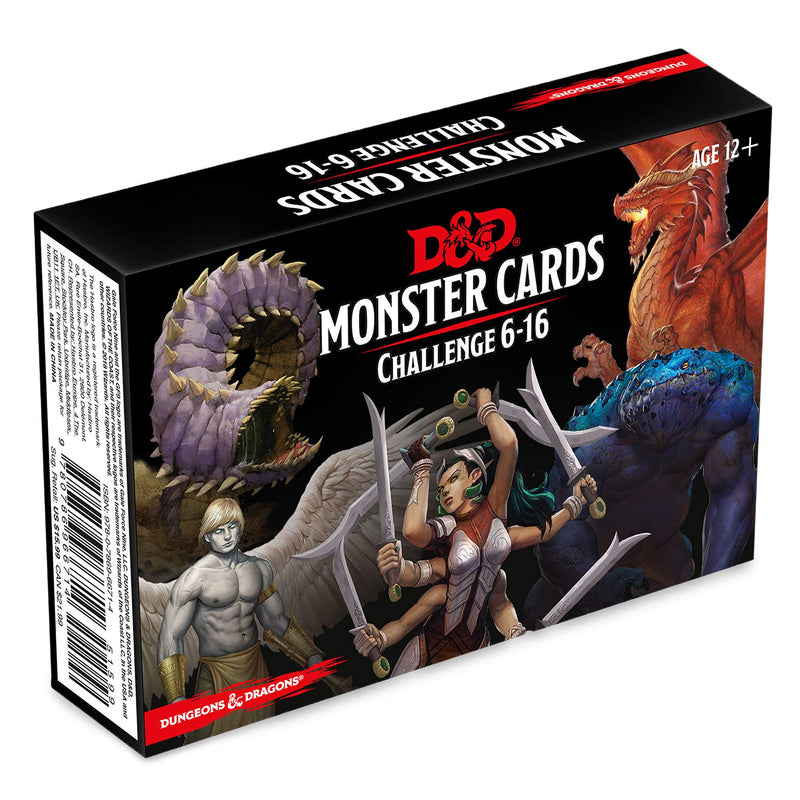 D&D Monster Cards - Challenge 6 -16