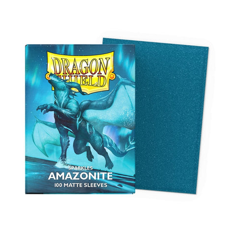 Dragon Shield Sleeves - Amazonite Matte (Sparkles)