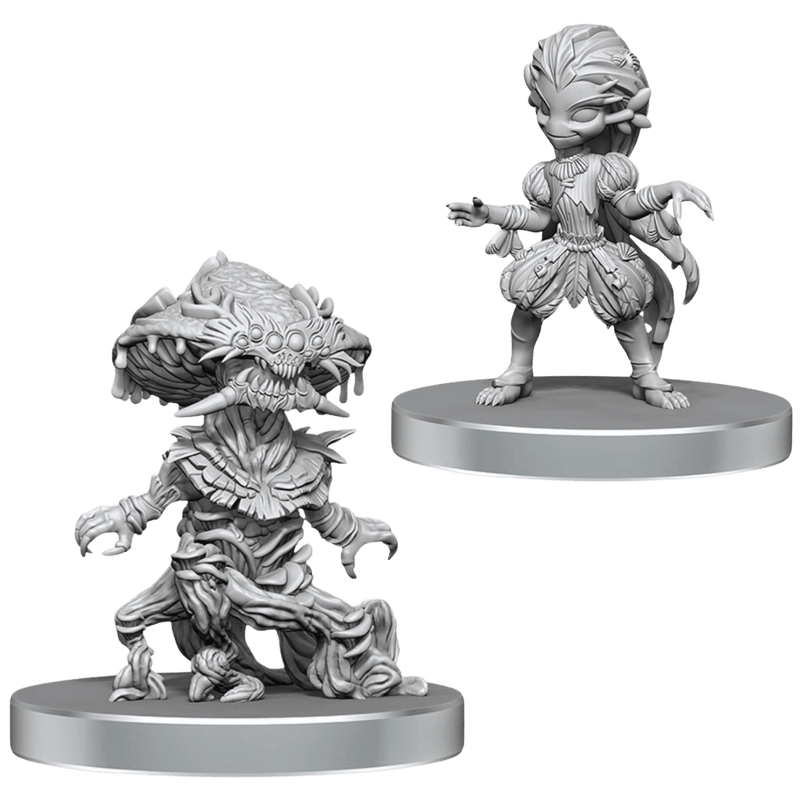 Fungus Leshy and Seaweed Leshy - Unpainted