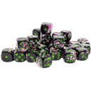 Chessex 36D6 Paintball/Green