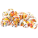 Chessex 36D6 Sunrise/Black