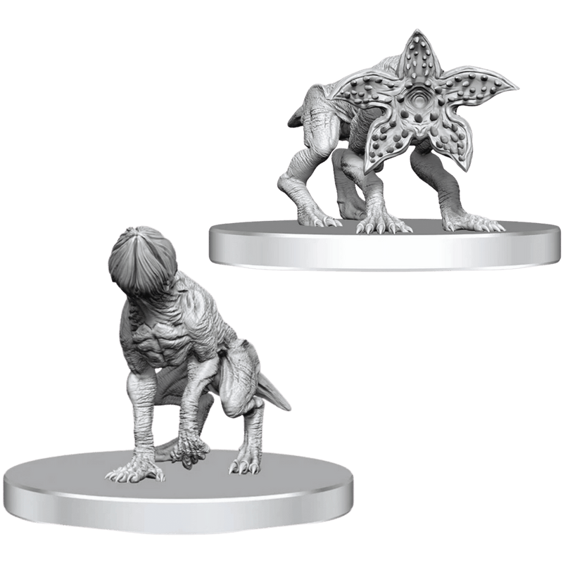 Stranger Things Unpainted Minis - Demodogs