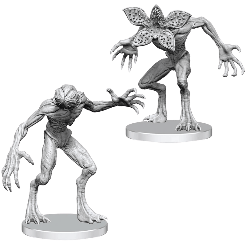 Stranger Things Unpainted Minis - Demogorgons