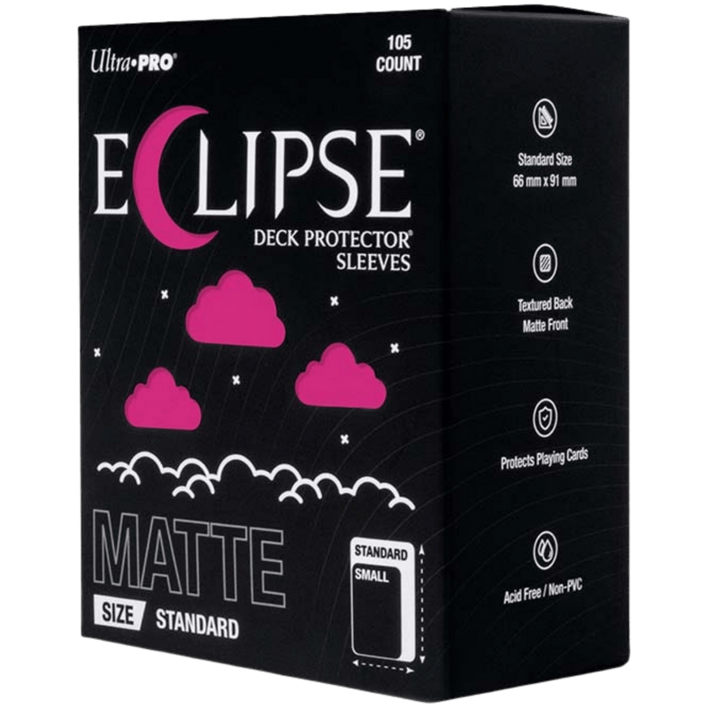 Eclipse Matte Sleeves 105 Count - Hot Pink