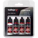 Vallejo: Game Color - Silver NMM Set