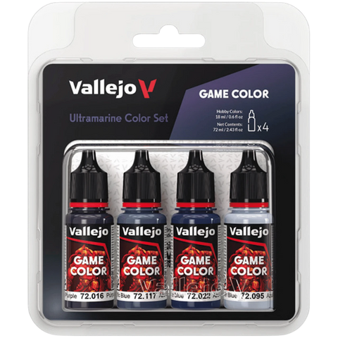 Vallejo: Game Color - Ultramarine Color Set