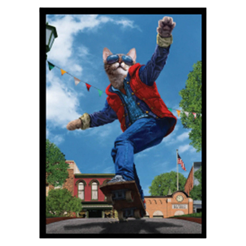 Legion Double-Matte 50 Sleeves: Cat to the Future