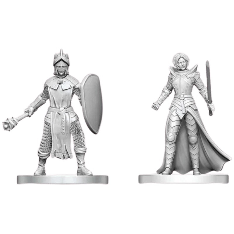 Black Gauntlet & Zhentilar Paladin of Bane - Unpainted
